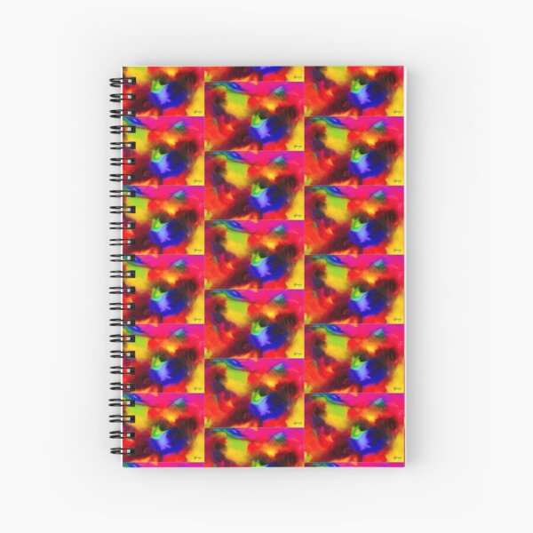 Bright Lights No1. R (Oils) Spiral Notebook