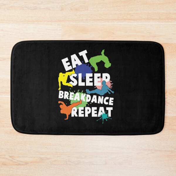 Item preview, Breakdancing Eat Sleep Breakdance Repeat Hip Hop Breakdancer designed and sold by Lenny Stahl.