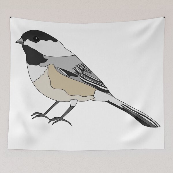 Item preview, black-capped chickadee!! designed and sold by okie-dokie-art.