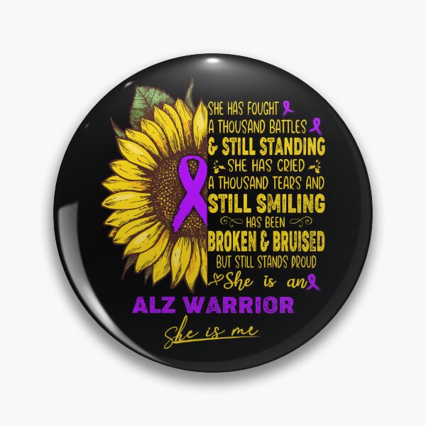 Item preview, ALZ Awareness - She is An ALZ Warrior SHE IS ME designed and sold by ArangoaStore.
