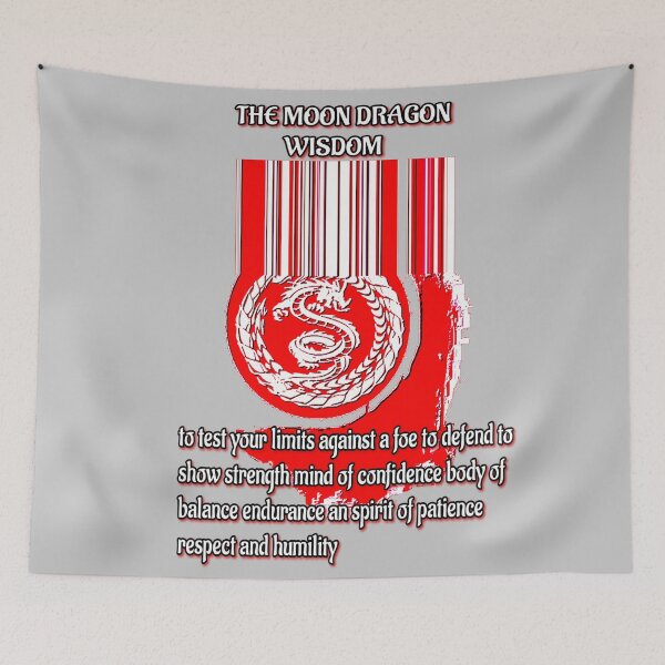 Item preview, THE MOON DRAGON WISDOM - UNIQUE GRAPHIC QUOTE DESIGN  designed and sold by RJ-LORD.