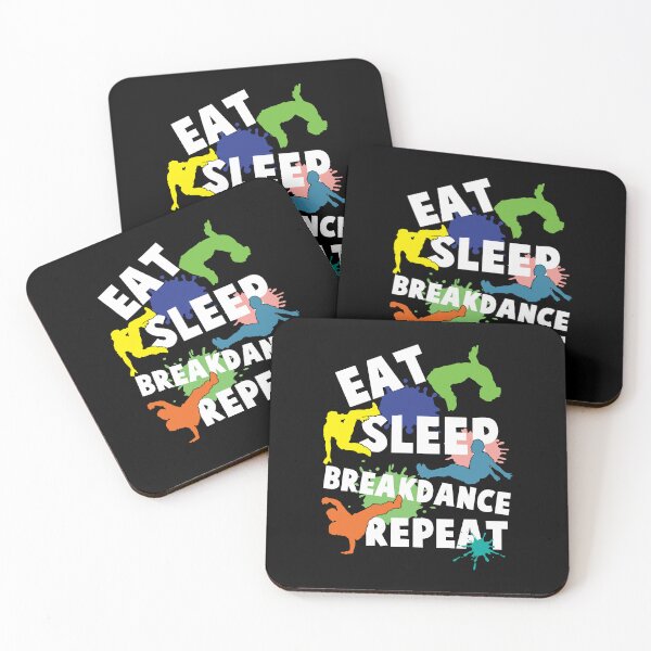 Item preview, Breakdancing Eat Sleep Breakdance Repeat Hip Hop Breakdancer designed and sold by Lenny Stahl.