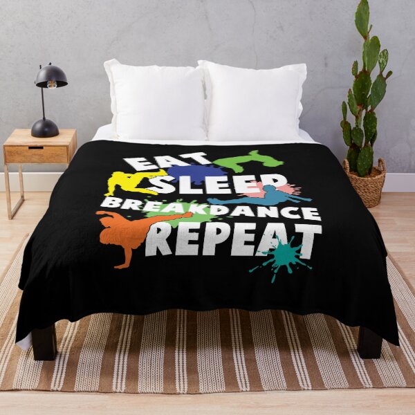 Item preview, Breakdancing Eat Sleep Breakdance Repeat Hip Hop Breakdancer designed and sold by Lenny Stahl.