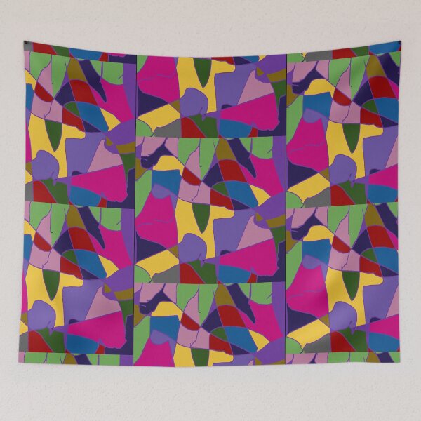 Item preview, I can't stop scribbling therapy abstract, wonky, purple. :) designed and sold by DianeBP.