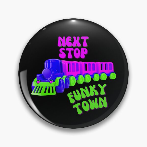 Item preview, Retro Disco Next Stop Funky Town Groovy Train Graphic designed and sold by podguy.