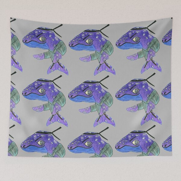 Item preview, Purple Karate Whale designed and sold by OmegaRedFan.