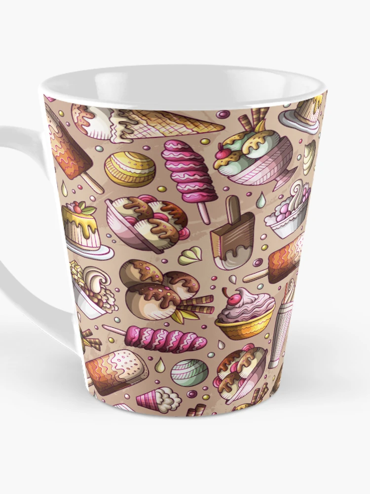 Thumbnail 3 of 4, Coffee Mug, Ice Cream Repeat Pattern designed and sold by PatternTale.
