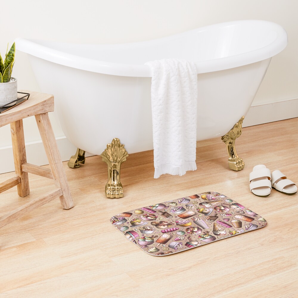 Item preview, Bath Mat designed and sold by PatternTale.