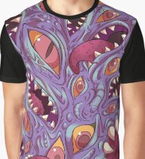Lovecraftian Pattern Graphic T-Shirt