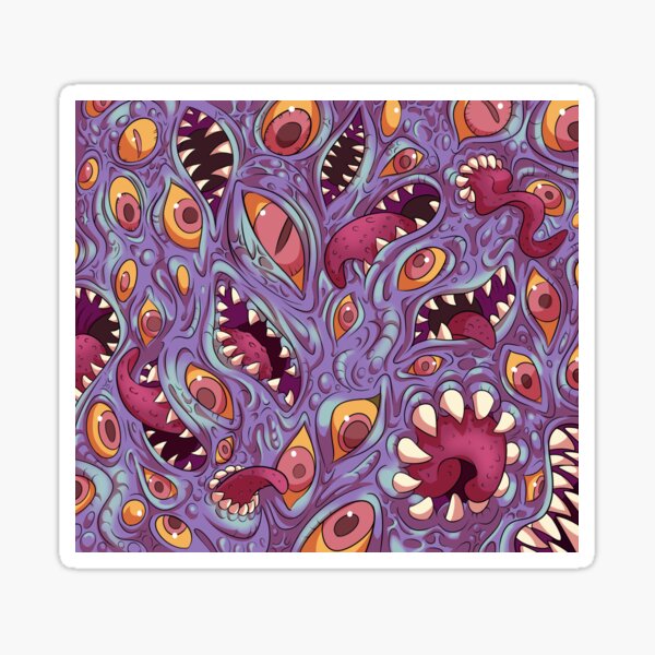 Lovecraftian Pattern Sticker