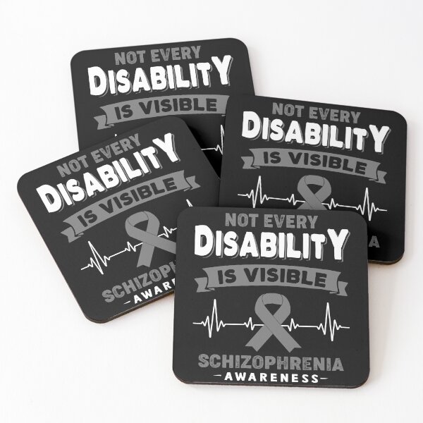 Item preview, Schizophrenia Awareness - Not Every Disability Is Visible designed and sold by RidnerStore.