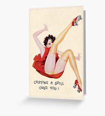 Casting a Spill Over You! Greeting Card