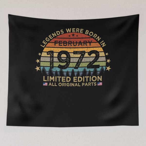 Item preview, Legends Were Born In February 1972 Limited Edition Patriotic designed and sold by cssdru.