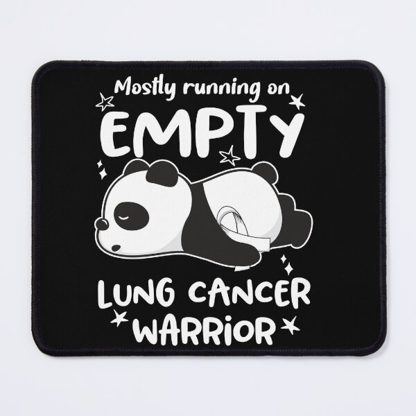 Item preview, Lung Cancer Awareness - Mostly Running On Empty Lung Cancer Warrior designed and sold by Hilten.
