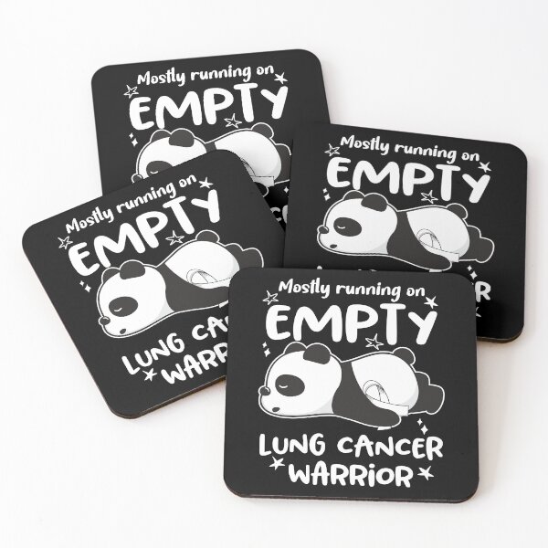 Item preview, Lung Cancer Awareness - Mostly Running On Empty Lung Cancer Warrior designed and sold by Hilten.
