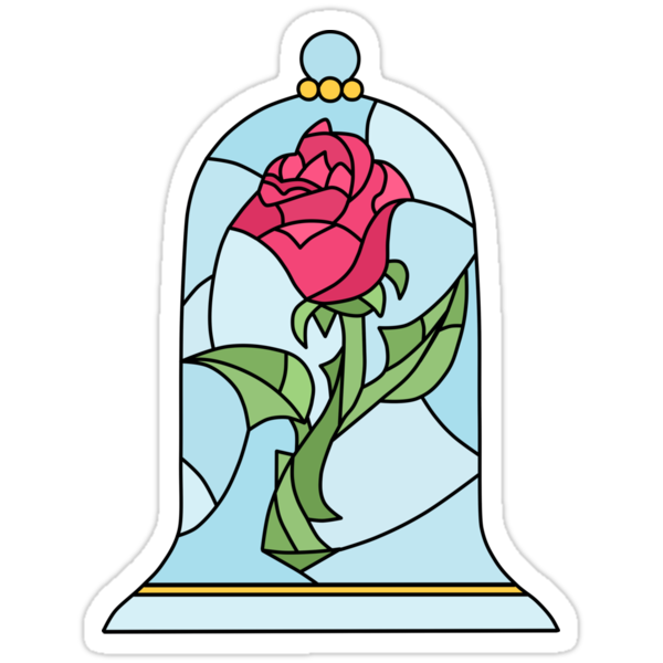 quot beauty and the beast rose quot stickers by hslim redbubble quot beauty and the beast rose quot stickers by hslim redbubble