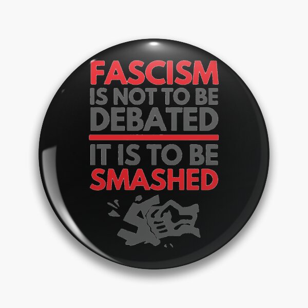 Item preview, Fascism Smashed designed and sold by PoliticsPrint.
