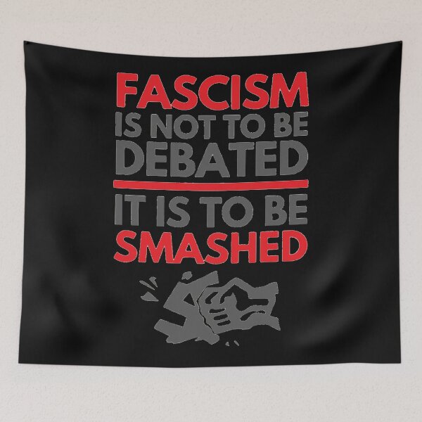 Item preview, Fascism Smashed designed and sold by PoliticsPrint.