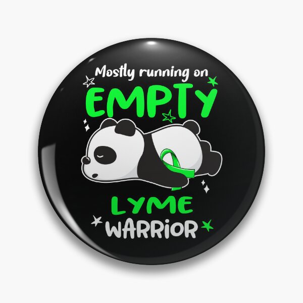 Item preview, Lyme Awareness - Mostly Running On Empty Lyme Warrior designed and sold by Hilten.