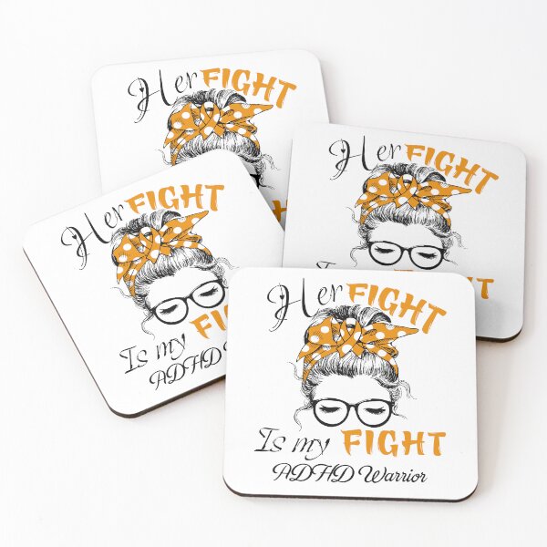 Item preview, ADHD Awareness - Her Fight is my Fight - Support ADHD Gifts designed and sold by Aaron309.
