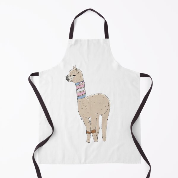 Item preview, Transgender llama cartoon trans pride flag designed and sold by kylepeterart.