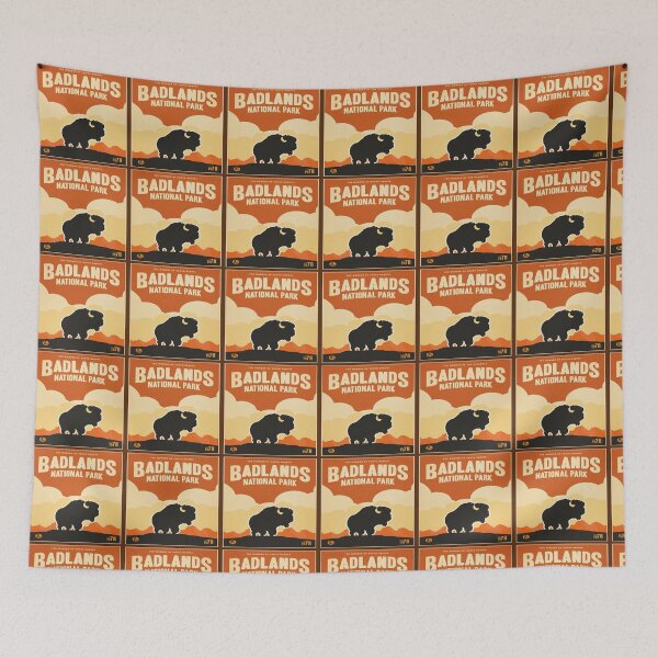 Item preview, Badlands National Park Vintage Decal South Dakota designed and sold by MeLikeyTees.