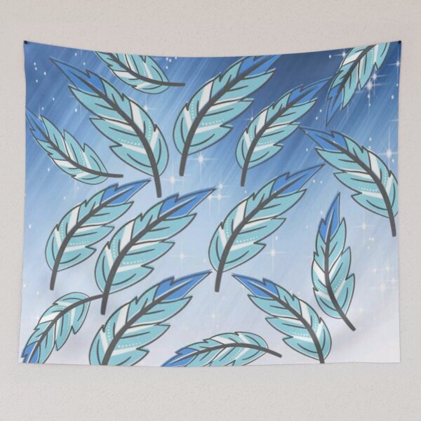 Item preview, Shiny blue feathers. designed and sold by DaliaSabryTee.