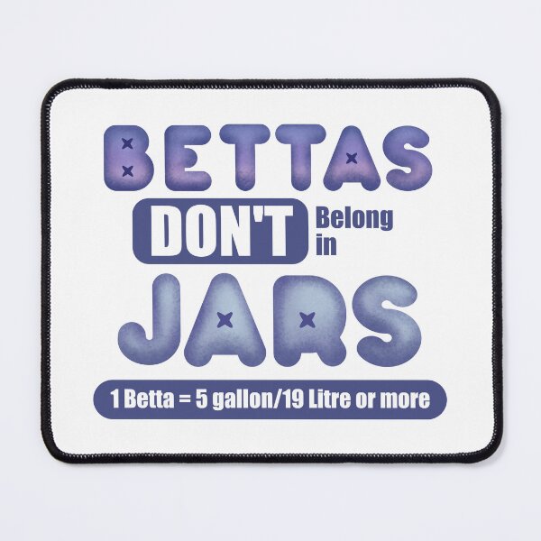 Item preview, Bettas Don't Belong in Jars designed and sold by TheFlyingSeabug.