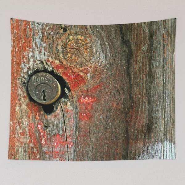Item preview, Weathered Wood Texture with Keyhole designed and sold by Anna Lemos.