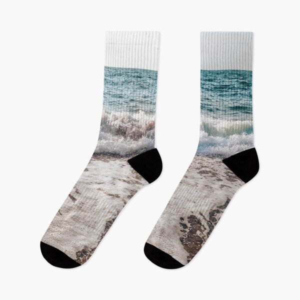Item preview, Blue Ocean Shore Waves designed and sold by BeetleAndFern.