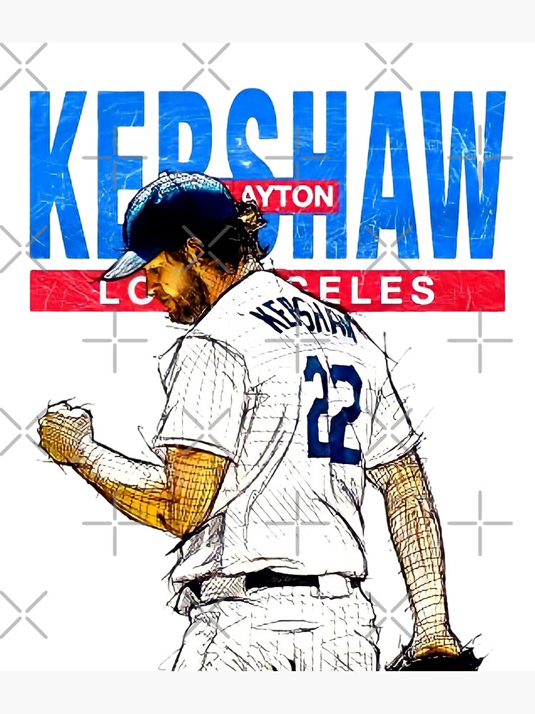 500 LEVEL Clayton Kershaw Baby Clothes - Clayton Kershaw Sketch