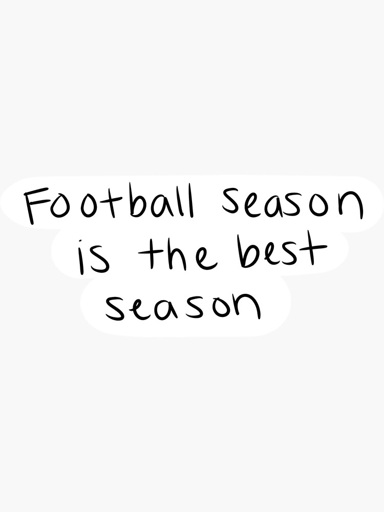 "football season is the best season Sticker" Sticker by MarieMuller