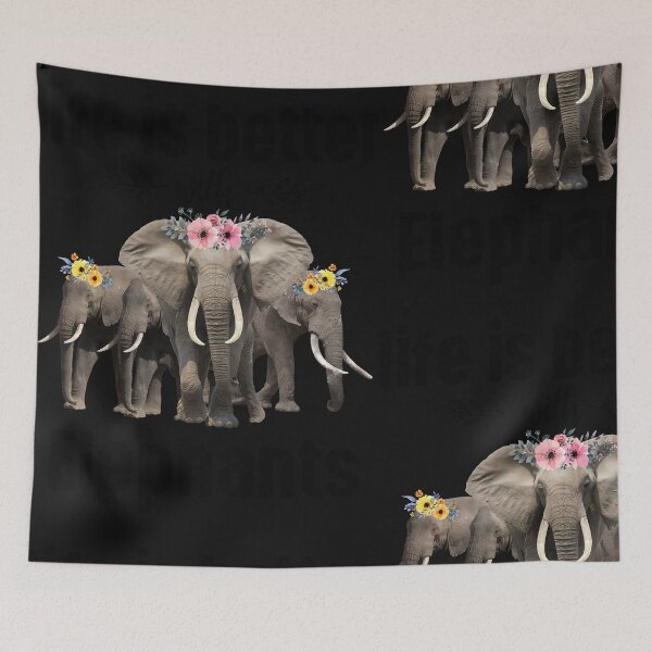 Item preview, LIFE IS BETTER WITH ELEPHANT designed and sold by King Mahon.