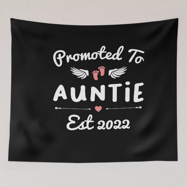 Item preview, Promoted To Auntie Est 2022 designed and sold by thepeaceful90.