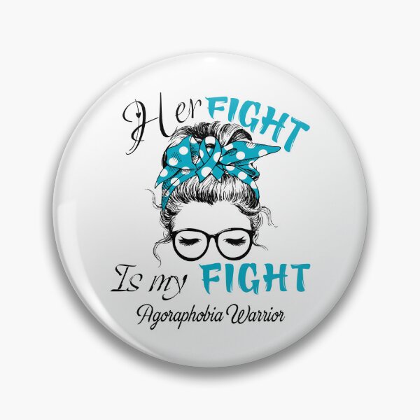 Item preview, Agoraphobia Awareness - Her Fight is my Fight - Support Agoraphobia Gifts designed and sold by Aaron309.