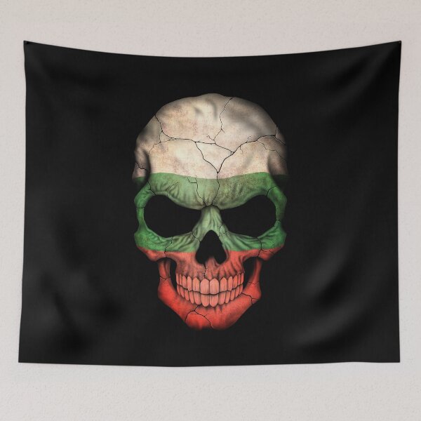 Item preview, Bulgarian Flag Skull designed and sold by JeffBartels.