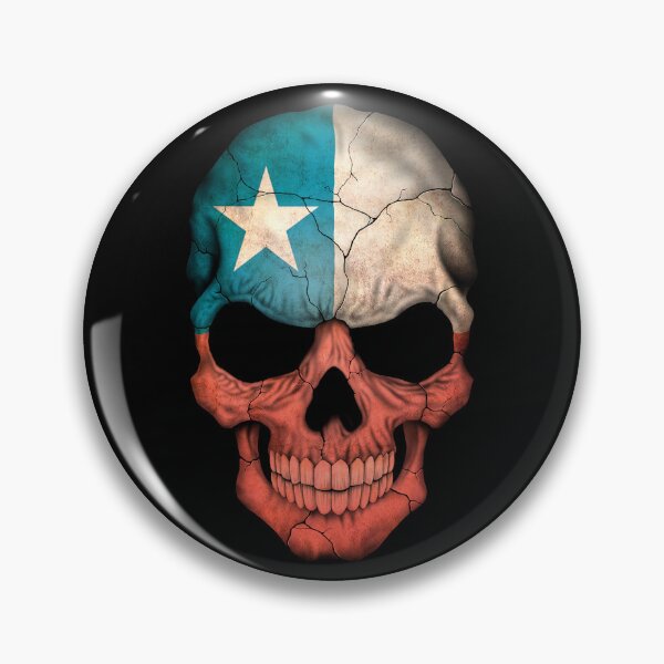 Item preview, Chilean Flag Skull designed and sold by JeffBartels.