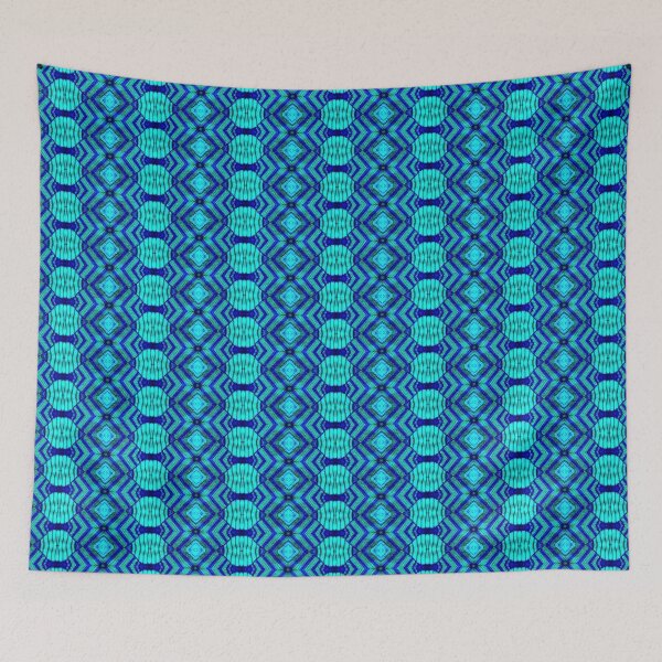 Item preview, Colliding Blue and Green Stripes  designed and sold by Amanda1775.