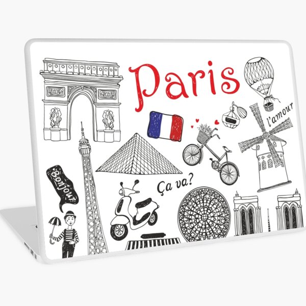 Item preview, Paris France Travel Theme Design designed and sold by DV-LTD.