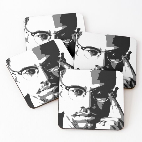 Item preview, Malcolm X designed and sold by PoliticsPrint.
