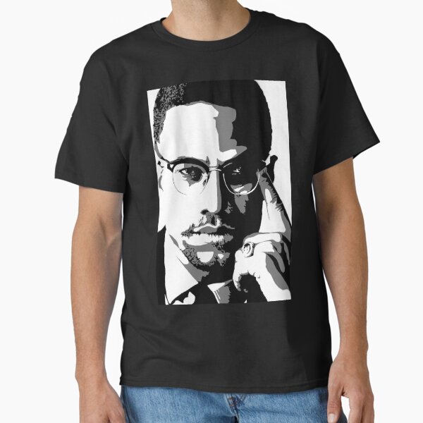 Artikel-Vorschau von Malcolm X., designt und verkauft von PoliticsPrint.