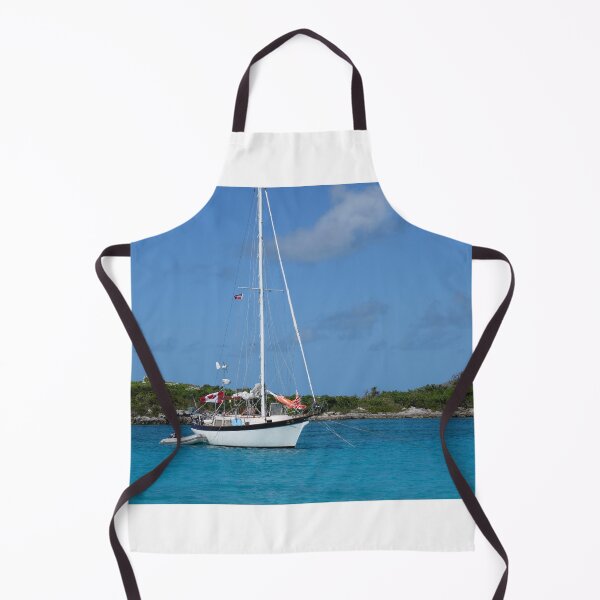 Item preview, Sailboat Anchored Bahamas designed and sold by Jane Girardot.