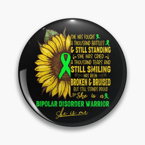 Item preview, Bipolar Disorder Awareness - She is An Bipolar Disorder Warrior SHE IS ME designed and sold by ArangoaStore.