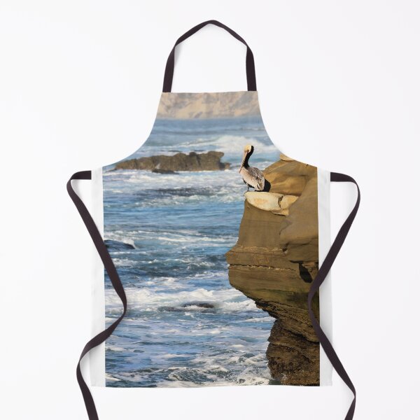 Item preview, Lone Pelican on La Jolla Cliff designed and sold by Jane Girardot.