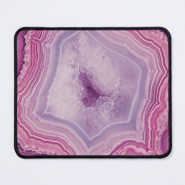 Item preview, Lavender Pink Agate Slice Geode designed and sold by Lucky-Town-Art.