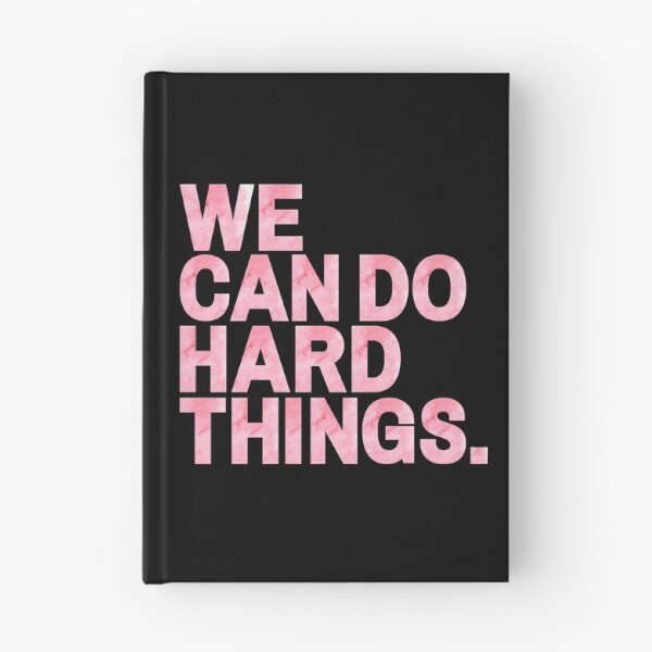 Item preview, We Can Do Hard Things | Pink Watercolor designed and sold by KarolinaPaz.