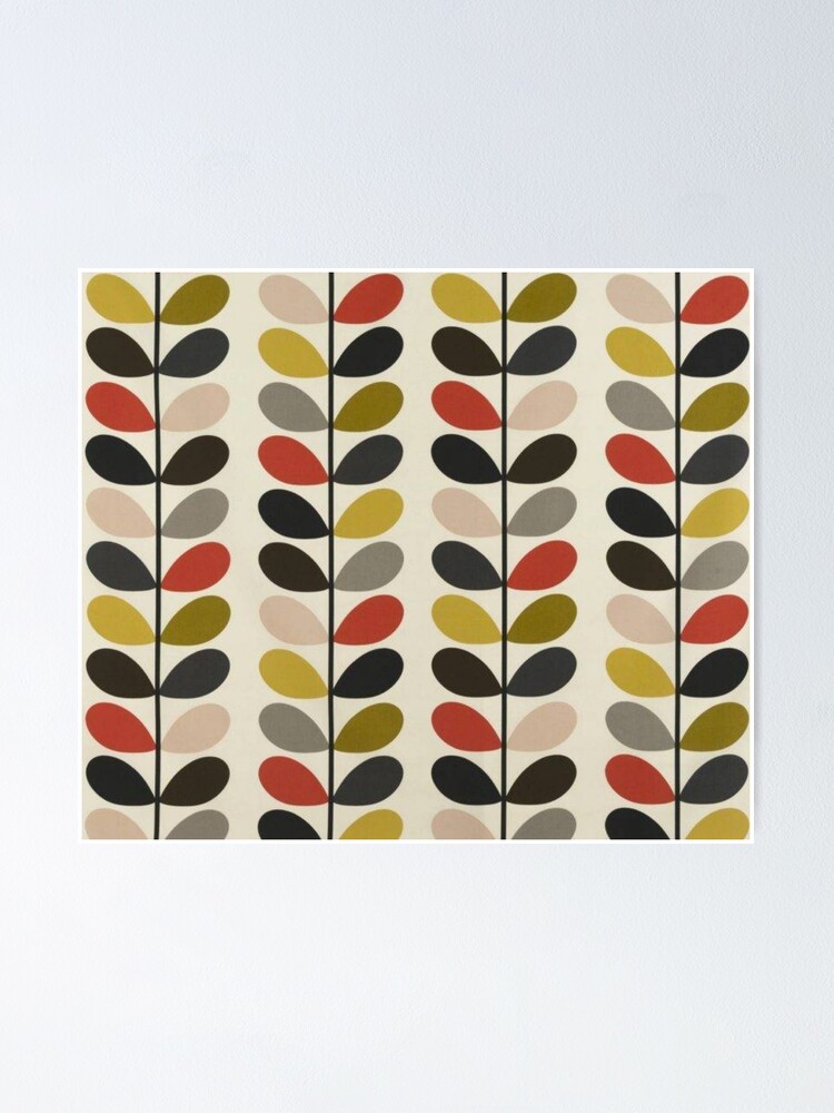 "orla kiely multi stem,kiely pattern, orla kiely design,colorful multi