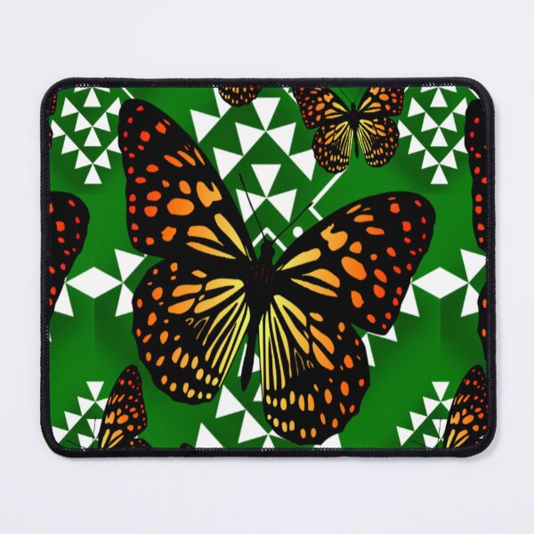 Item preview, Green / White / Fire Color Native Butterfly Design designed and sold by JMWCD.
