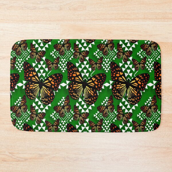 Item preview, Green / White  / Fire Color  Native Butterfly Design  designed and sold by JMWCD.