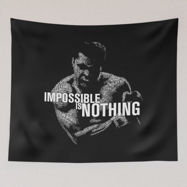 Item preview, Muhammad Ali Nothing Is Impossible designed and sold by NinhDuyenTG.